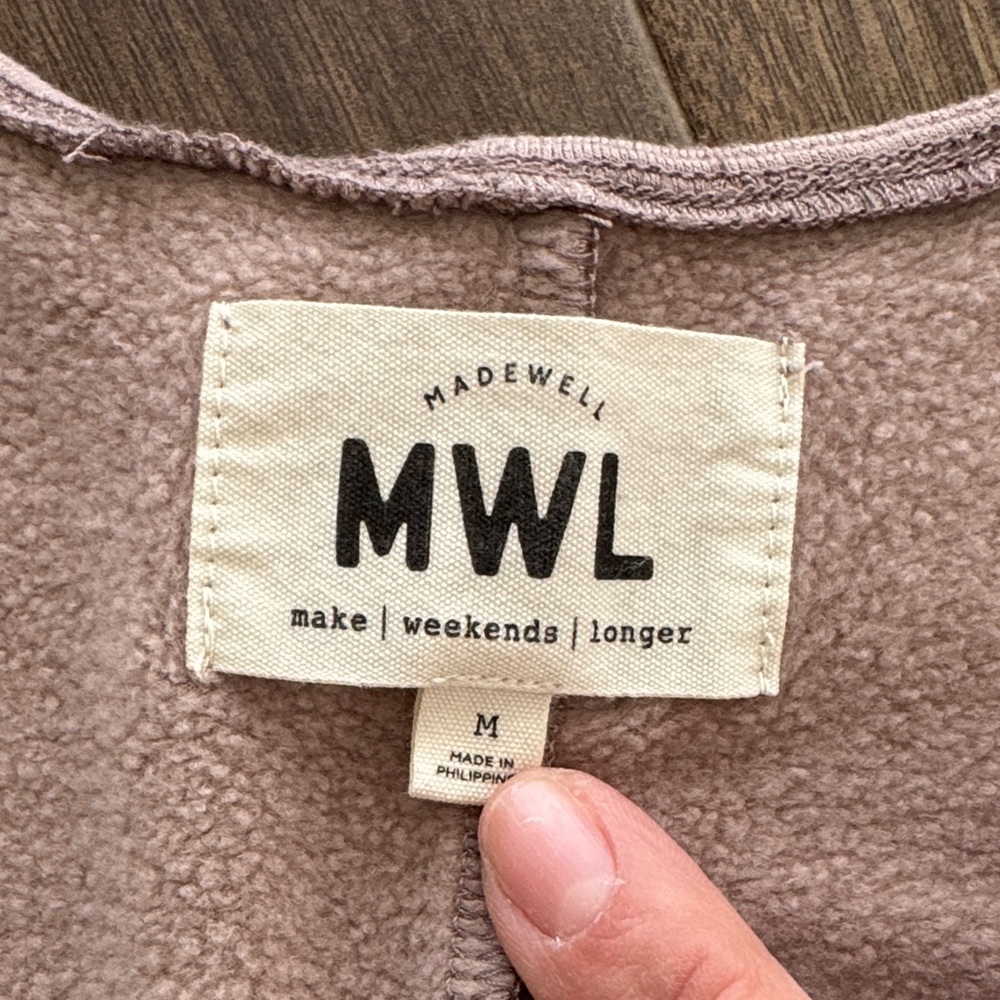 Madewell MWL Superbrushed Pull-On Jumpsuit in Telluride Stone, Medium - Picture 8 of 14